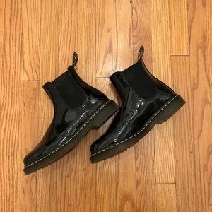 Dr Martens Patent Leather Chelsea Boots
